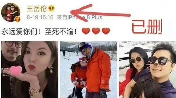 王岳伦删除对李湘表白帖