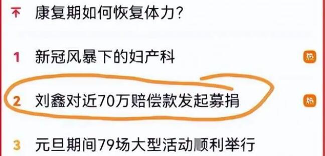刘鑫收到超700名网友2万多元打赏