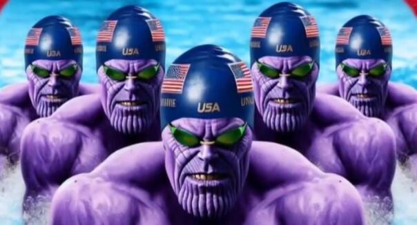 美国游泳队紫脸到底是什么