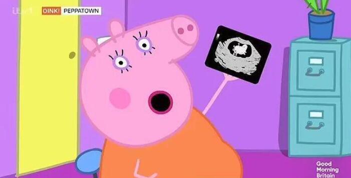 小猪佩奇猪妈妈宣布怀三胎